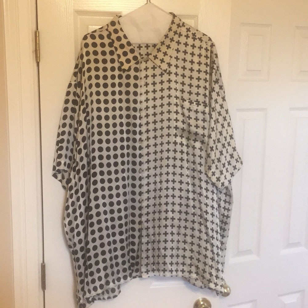 Men’s Short Sleeve 100% Silk Shirt